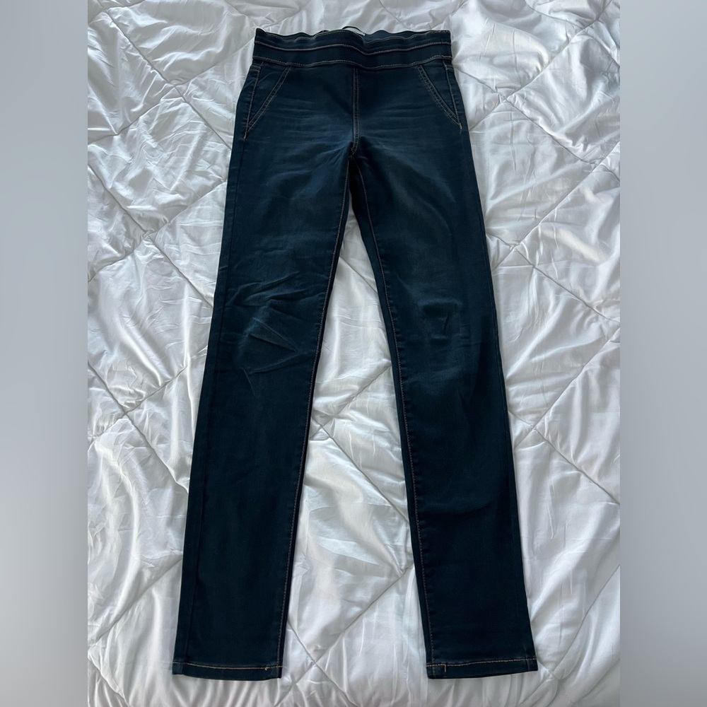 New York & Company Dark Blue Skinny Jeans Size XS